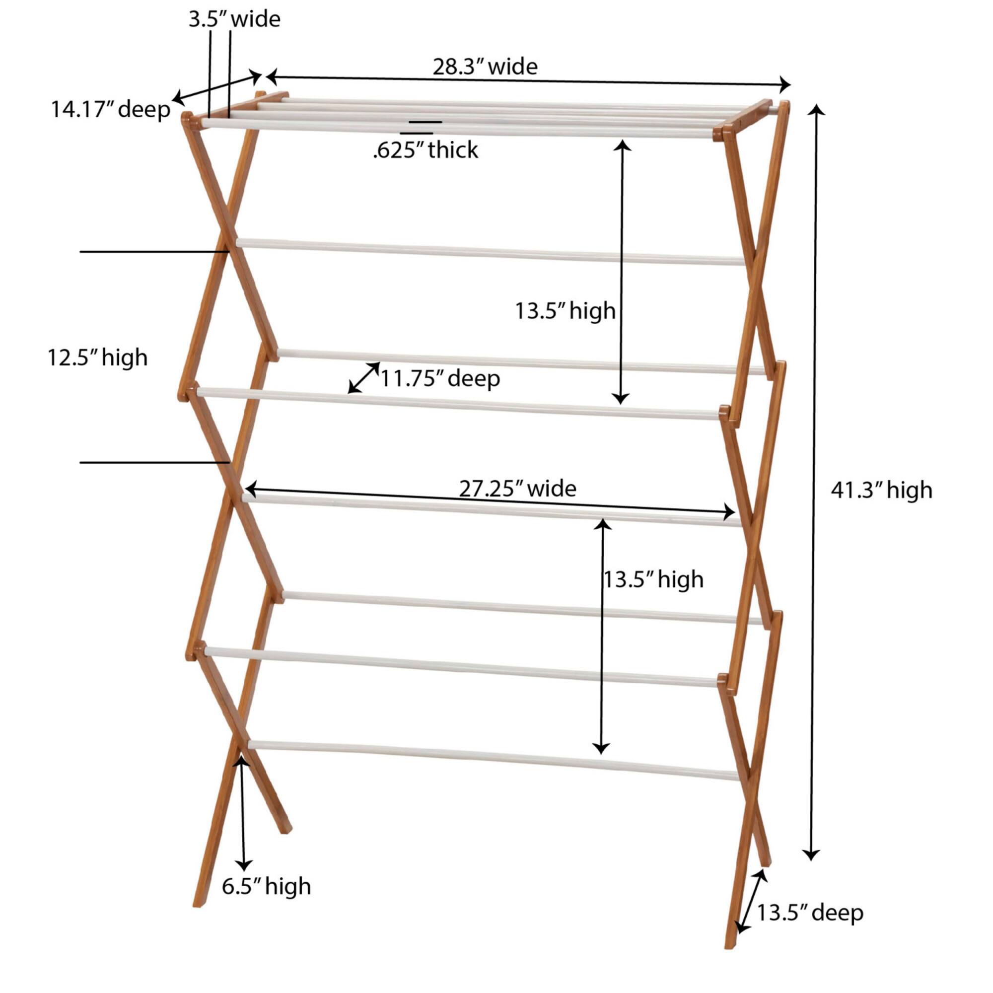 Household Essentials Drying Rack (Bamboo